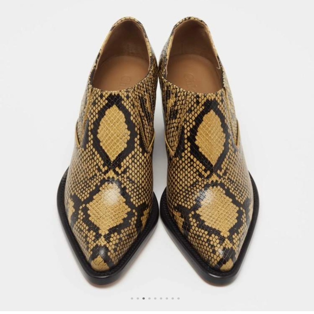 Chloe Rylee Python Embossed Ankle Bootie - image 2